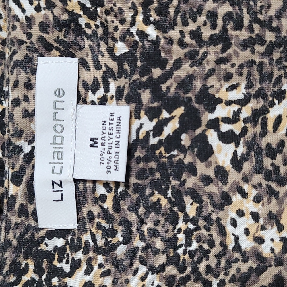 Liz Claiborne - Animal Print Ruffle Tank (Ladies Medium) - Picture 2 of 15